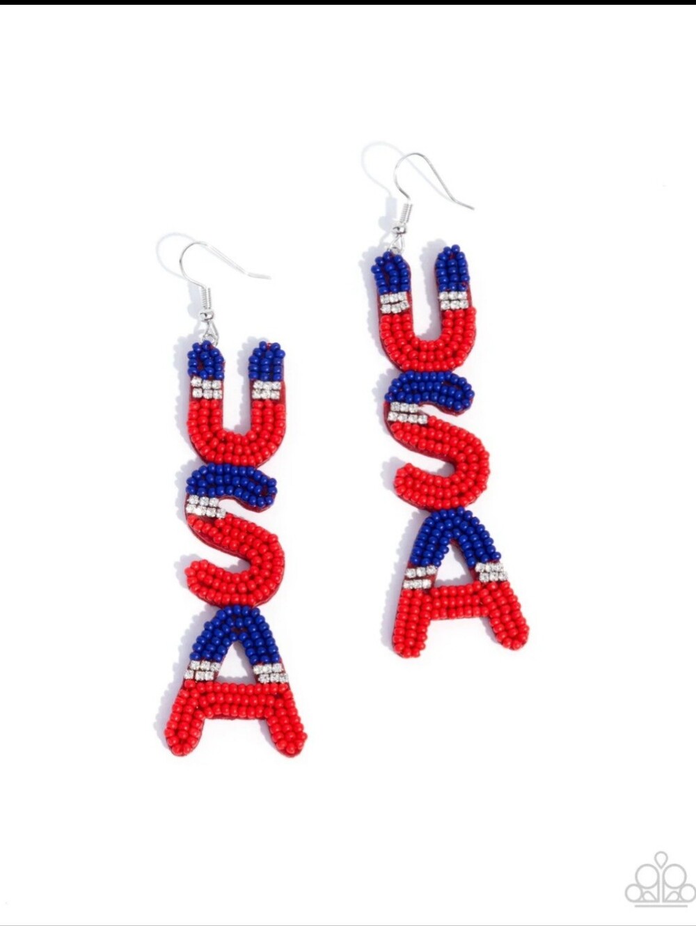 Paparazzi Pampered Patriot - Multi Earrings